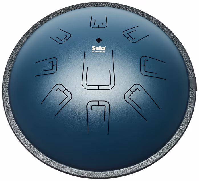 Sela 14" Melody Tongue Drum D Amara Navy Blue - Tonque Drum