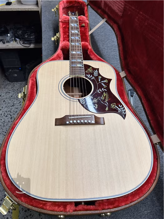 Gibson Hummingbird Faded Natural (fast neues) - Elektroakustische Gitarre