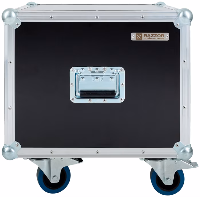 Razzor Cases Ui24 rack with 22" tilting monitor - Rack Case