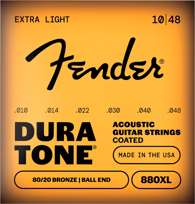 Fender Dura-Tone 880XL - Stahlseiten für akustische Gitarre