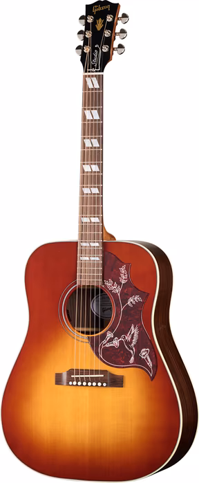 Gibson Hummingbird Studio Rosewood Rosewood Burst - Elektroakustische Gitarre