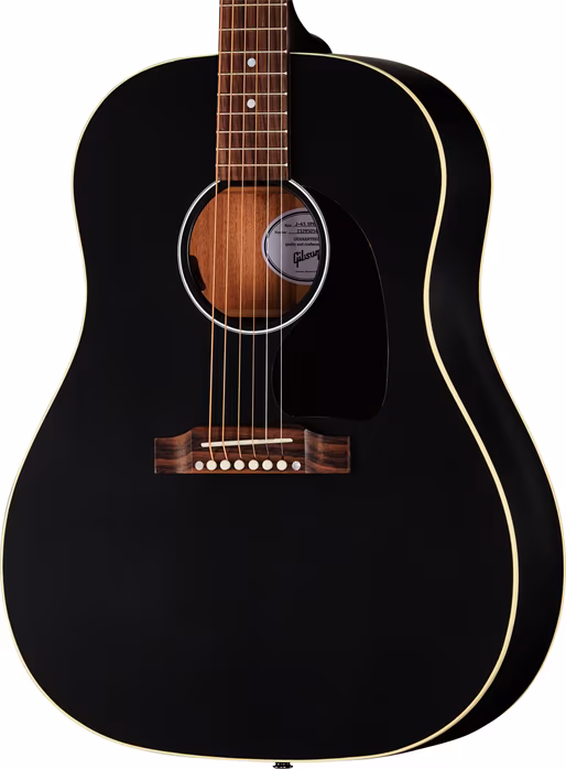 Gibson J-45 Special Satin Ebony - Elektroakustische Gitarre
