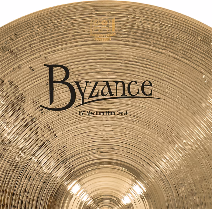 Meinl 16" Byzance Brilliant Medium Thin Crash - Crash-Becken