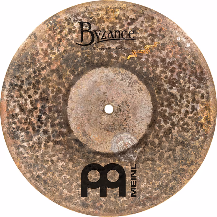 Meinl 13" Byzance Brilliant Serpents Hi-hat - Hi-Hat-Becken