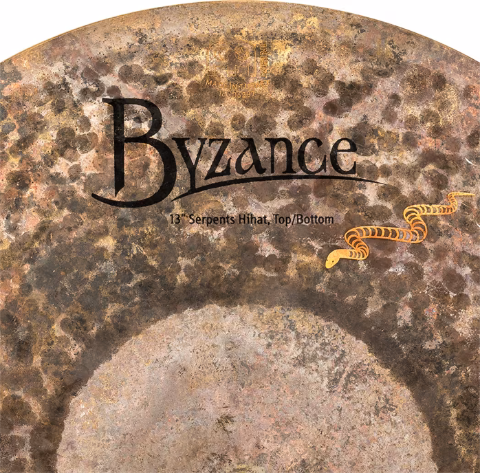Meinl 13" Byzance Brilliant Serpents Hi-hat - Hi-Hat-Becken