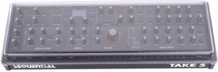 Decksaver SEQUENTIAL TAKE5 OBERHEIM TEO-5 DESKTOP COVER - Case