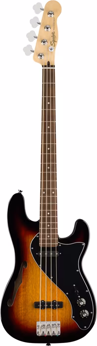 Fender Squier Paranormal Precision Bass Thinline SJ LRL 3TS - E-Bass