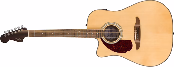 Fender California Deluxe Redondo CE LH NAT - Linkshänder elektroakustische Gitarre