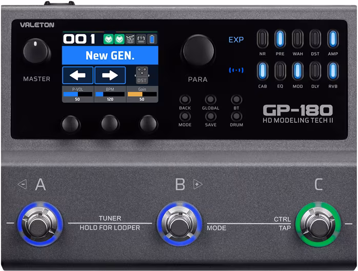 Valeton GP-180 - Gitarren-Multieffekt