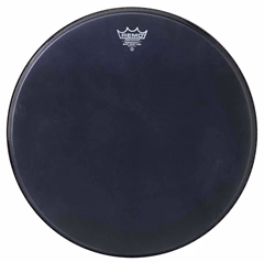 Remo 22" Powerstroke 3 Black Suede - Peau pour grosse caisse