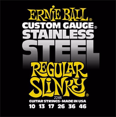 Ernie Ball 2246 Stainless Steel Regular Slinky - Cordes pour une guitare électrique