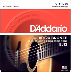 D'Addario EJ12 - Cordes en métal pour guitare acoustique