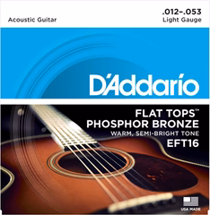 D'Addario EFT16  - Cordes en métal pour guitare acoustique