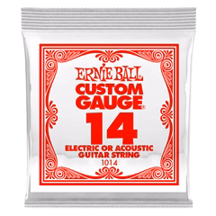 Ernie Ball 1020 Plain Steel Single .014 - Cordes pour guitare électrique/acoustique