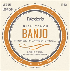 D'Addario EJ63i - Cordes pour banjo irlandais ténor
