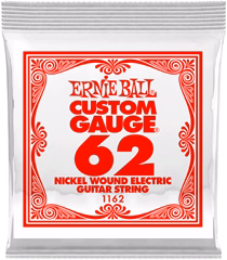 Ernie Ball 1168 Nickel Wound Single .062 - Corde pour une guitare électrique