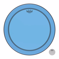 Remo 20" Powerstroke 3 Colortone Blue - Peau pour grosse caisse