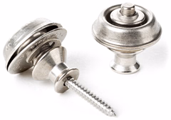 Dunlop Straplok Vintage Nickel Dual Design - Cadenas pour sangles