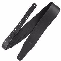 Richter Raw V Nappa Black - Sangle de guitare