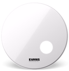 Evans 22" EQ3 Reso Smooth White  - Peau de résonance pour grosse caisse