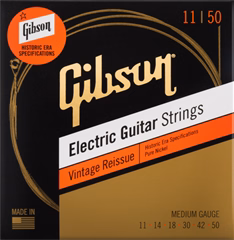 Gibson Vintage Reissue Electric Guitar Strings Medium - Cordes pour une guitare électrique