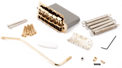 Fender 6-Saddle American Vintage Series Stratocaster Tremolo Assembly, Gold - Tremolo System