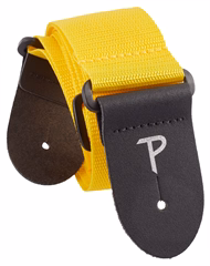 Perri's Leathers Poly Pro Extra Long Yellow - Sangle de guitare