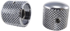 Ernie Ball Tele-style Knobs Chrome Plated Brass Set of 2   - Volume knob