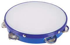 GW Tambourine Blue - Tambourine avec peau