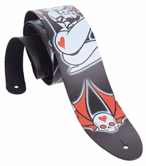 Perri's Leathers 11053 David Bollt Leather Strap - Sangle de guitare