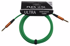 Tanglewood Flex Ultra Cable Lakeshore Green 3 m - Câble d'instrument