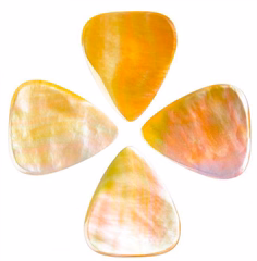 Timber Tones Shell Tones Gold Mop 4-Pack - Médiators