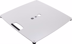 K&M 26715 Base plate L White - Plaque de base