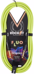 Bespeco ROCKIT FLUO Yellow 3 m - Câble d'instrument