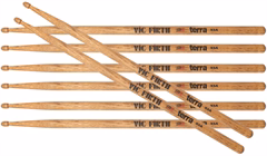 Vic Firth Extreme 5A Terra Series Pack - Le meilleur prix - ensemble de baguette Hickory