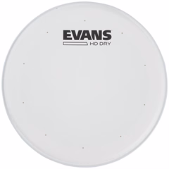 Evans 8" HD Dry Tom Batter Coated - Peau pour toms