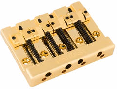 Fender HiMass Bass Bridge Brass Saddles Gold - Chevalet