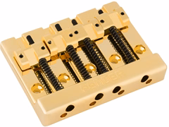 Fender HiMass Bass Bridge Zinc Saddles Gold