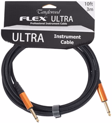 Tanglewood Flex Ultra Cable Carbon Black 3 m - Câble d'instrument