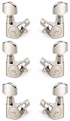 Schaller M6 135 3 left + 3 right Nickel - Mécanique de guitare 