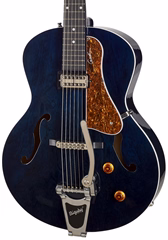 Godin 5th Avenue Night Club Indigo Blue - Guitare semi acoustique