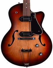 Godin 5th Avenue CW Kingpin II Vintage Burst - Guitare semi acoustique