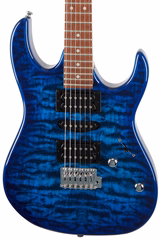 Ibanez GRX70QA Transparent Blue Burst - Guitare électrique