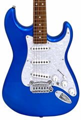 G&L USA Fullerton Deluxe S-500 - Electric Blue - Guitare électrique