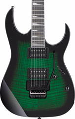 Ibanez GRG320FA Transparent Emerald Burst - Guitare électrique