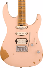Charvel Pro-Mod Signature Rick Graham DK24 2PT CM Worn Shell Pink - Guitare électrique