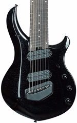 Music Man 2024 Majesty 8 Black Frosting - Guitare électrique