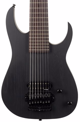 Ibanez M80M Weathered Black - Guitare électrique a huit cordes