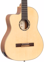 Ortega RCE125SN-L - Guitare électroacoustique classique gaucher