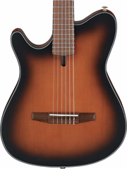 Ibanez FRH10NLF Brown Sunburst - Guitare électroacoustique classique gaucher